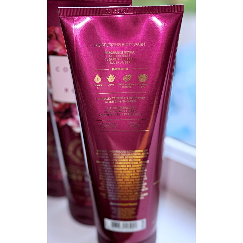 Bath & Body Works Covered in Roses 10 fl oz Moisturizing Body Wash Creamy x3 - Picture 4 of 4